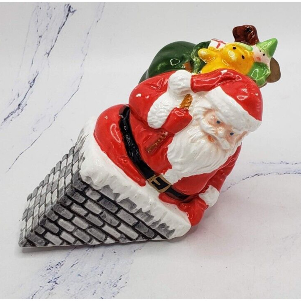 Dept 56 Snow Village Down The Chimney He Goes! 5158